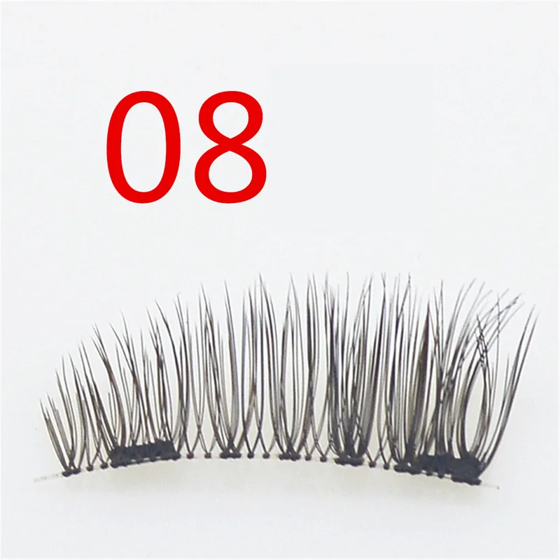 2 магнит 3D Многоразовые Накладные ресницы Магнитная ресниц на магнитах 0 07