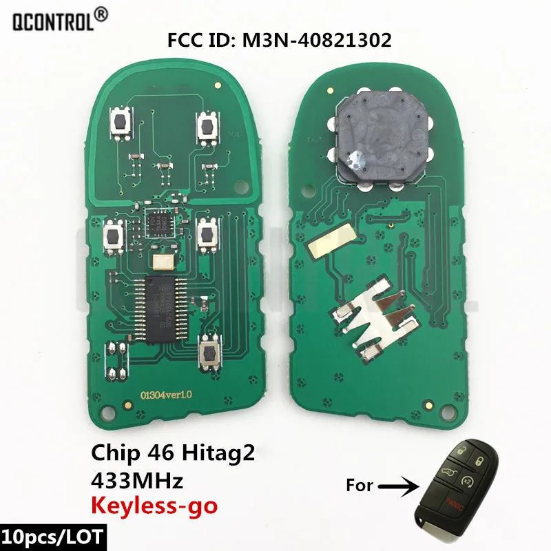 QCONTROL Автомобильный Брелок дистанционного управления с ключом печатная плата для