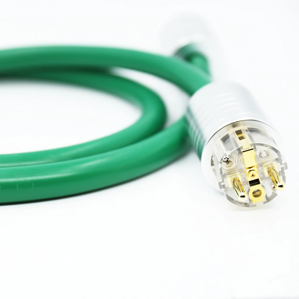 1 шт. HiFi аудио ЕС AC Шнур питания Электрический удлинитель питания|extension cable|hifi audio