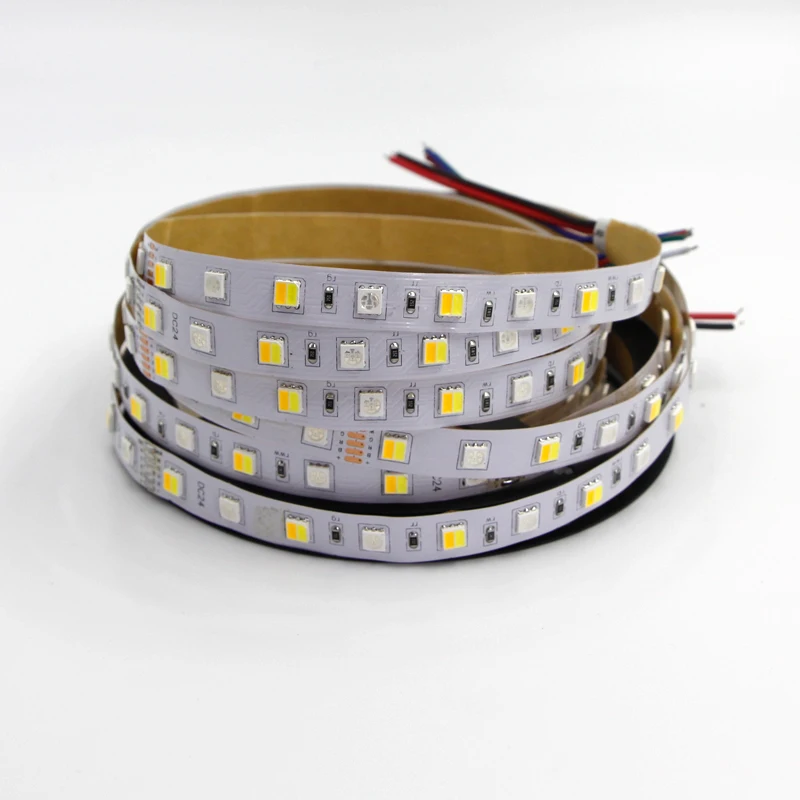 5M 300 LED Strip Light RGB CCT Color Temperature Adjustable &amp Dimmable RGBW 5050 Led Tape christmas string DC24V | Освещение