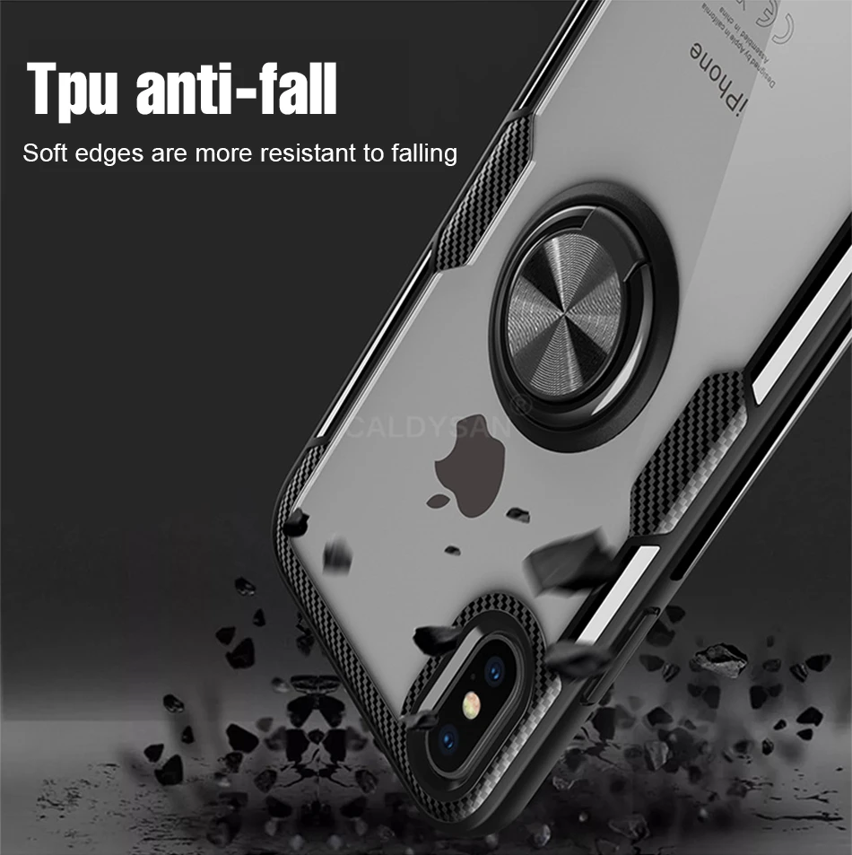 Роскошный автомобильный держатель кольцо чехол на для айфон IPhone XS Max XR X чехол для телефона чехол для IPhone XR X XS Max мягкий силиконовый бампер чехол