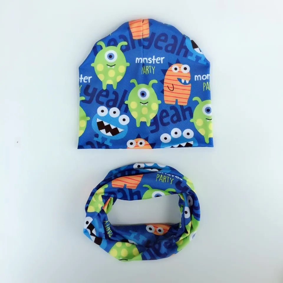 Шапка для младенцев детская Осенняя шапка с принтом собаки девочек и мальчиков