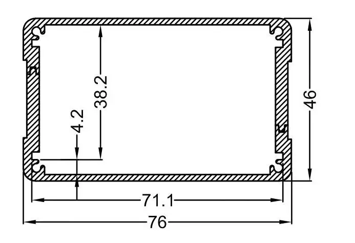 Модульный алюминиевый корпус с раздельной мощностью система отслеживания GPS в