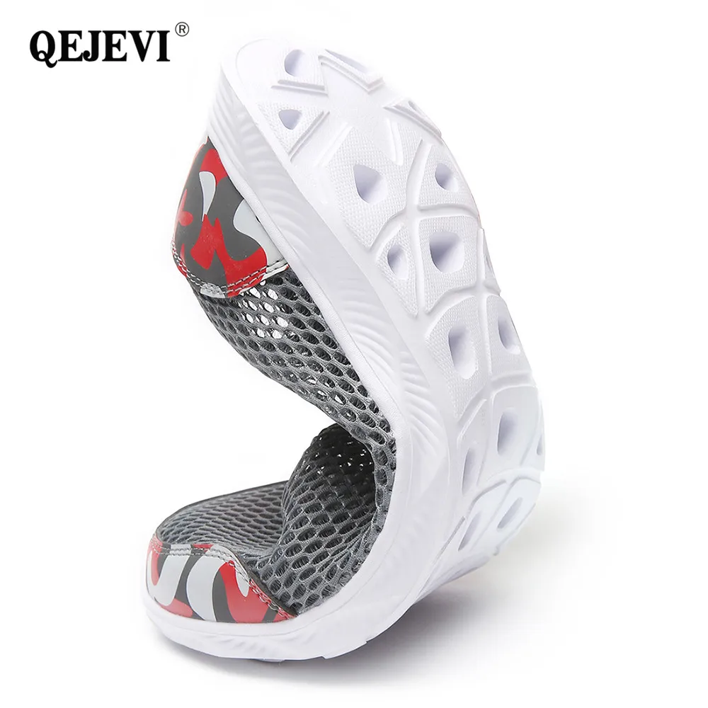 QEJEVI Men Sneakers Hiking Rivers Beach Swimming Shoes Barefoot Water Shoe Upstream Sports Sea Men's Low Sneaker | Спорт и