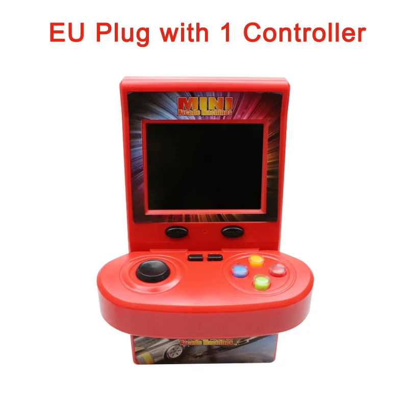 1pcs Red-EU 2,8 дюймовый экран мини портативный игровой плеер встроенные 100 игры с двумя контроллерами игровая машина Классическая портативная игровая консоль - Цвет: 1pcs Red-EU