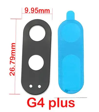 G4 Plus Black 1 шт. задняя камера стеклянный объектив для Motorola Moto E4 G4 G5 G5s G6 G7 Play Plus power с наклейка - Color: G4 Plus Black