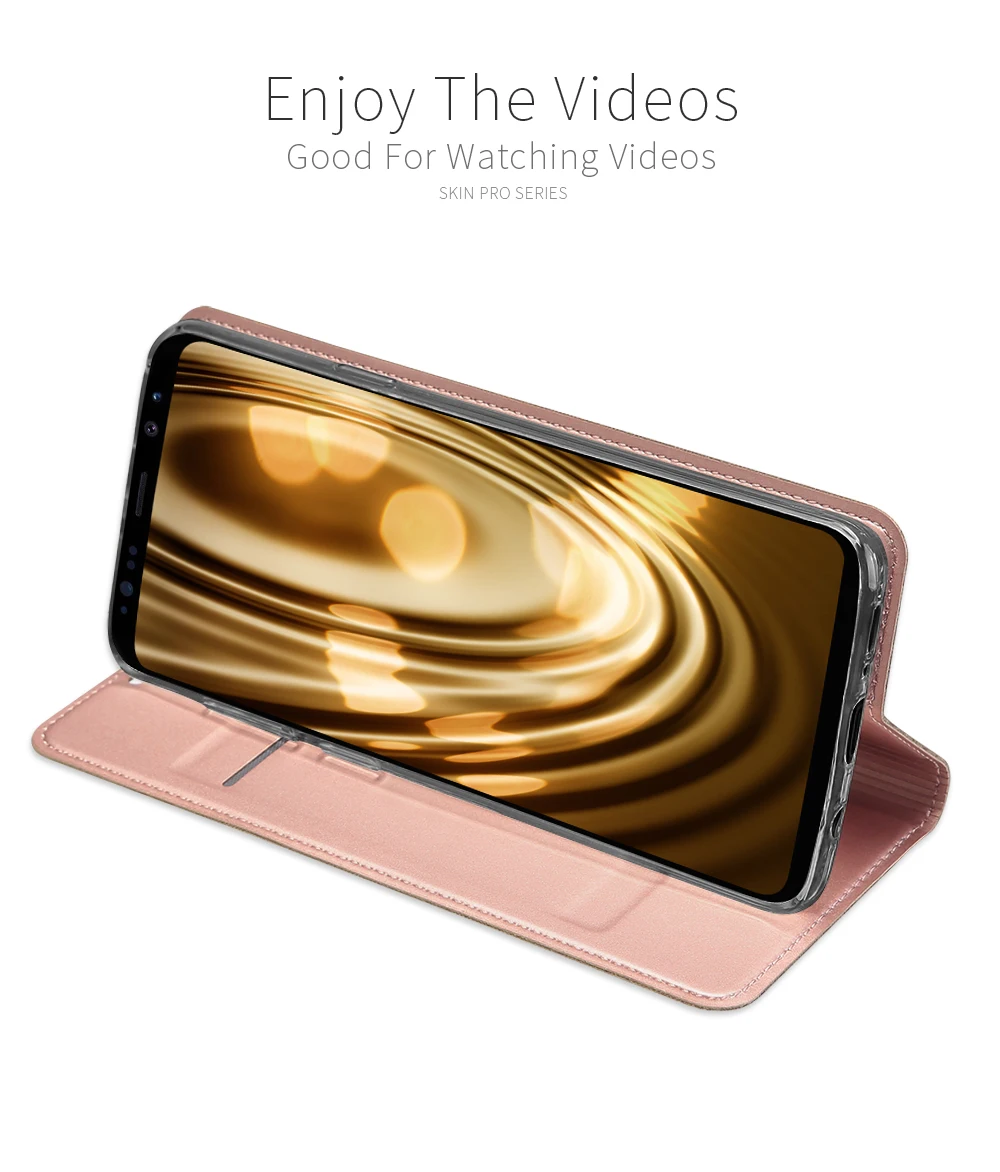 DUX DUCIS для samsung Galaxy Note 9 8 S8 S9 S10 Plus E ультратонкий кожаный чехол с откидной крышкой для Galaxy A6 A8 Note10 Plus A7 A9