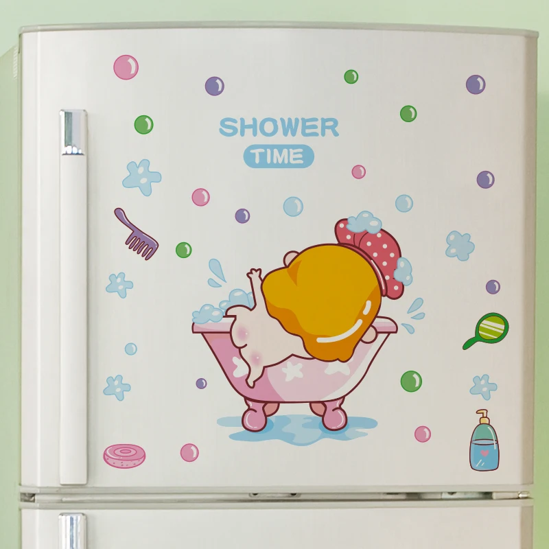 Самоклеющиеся виниловые съемные наклейки для ванной комнаты Декор дома