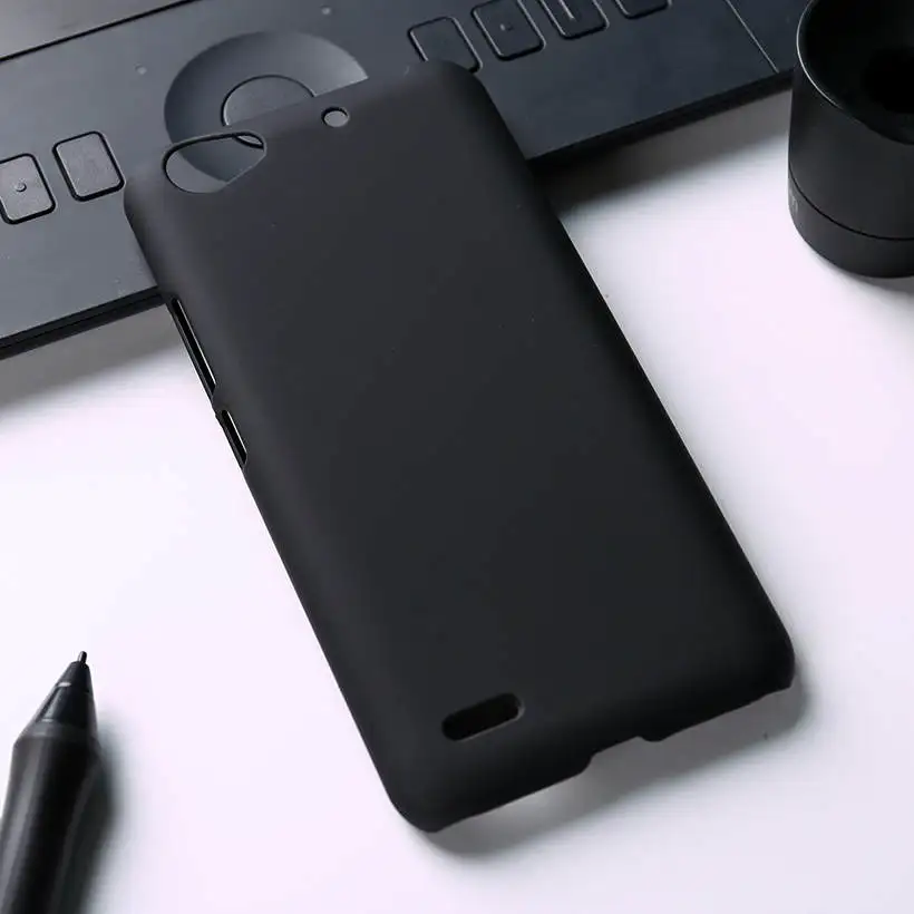 TAOYUNXI Ультра Тонкие Матовые чехлы для zte Blade A460 L4 5,0 дюймов чехол s Покрытие Гибридный Твердый пластик чехол для телефона оболочка задняя крышка - Цвет: black