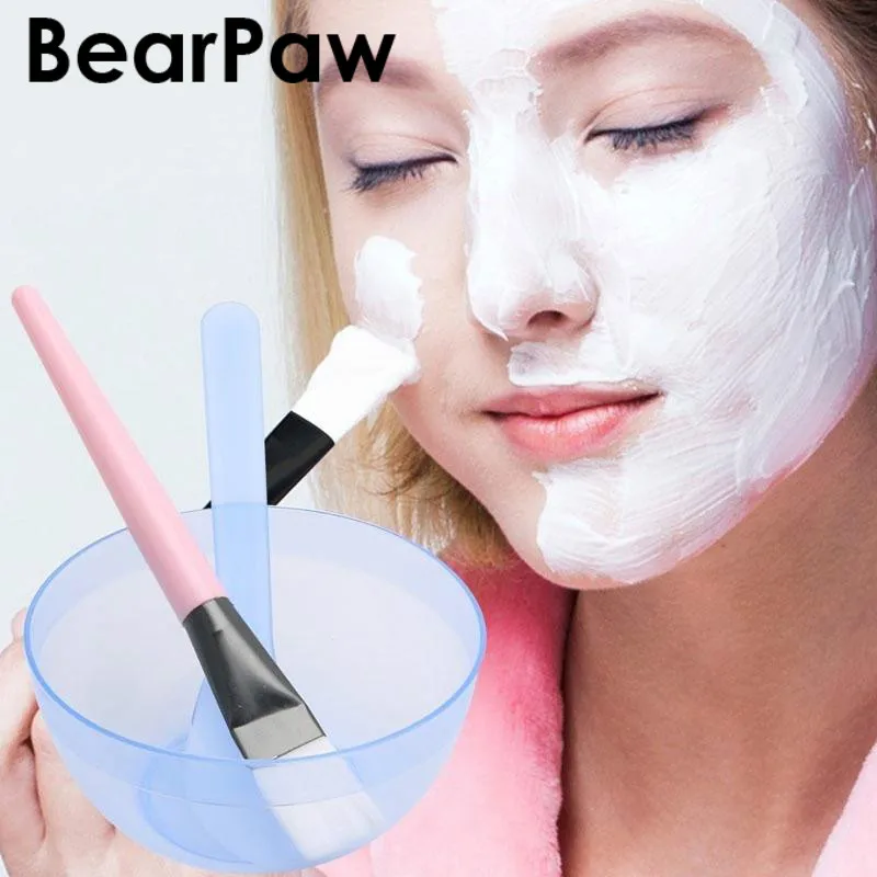 BearPaw Новые 3 pc/комплект чаша для приготовления маски лица домашний макияж Красота