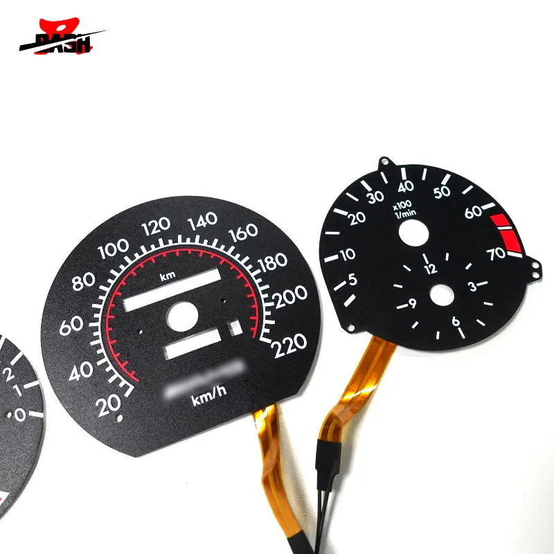 DASH D I L 220 км с экономией топлива для W124 W126 W201 190E EL светящийся манометр черная