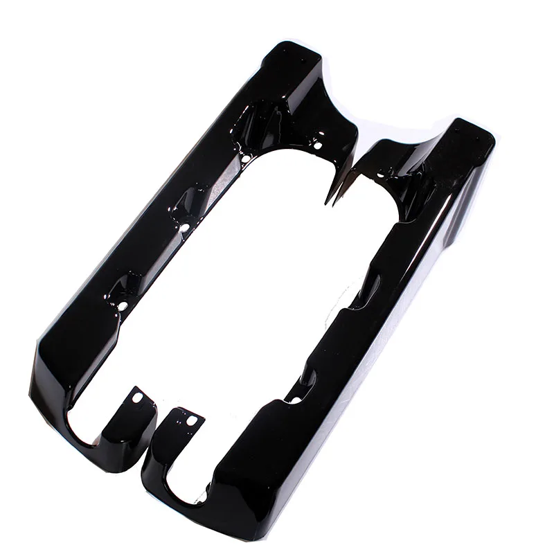 Новое яркое черное седло для мотоцикла 4 &quot жесткое растягивающееся Harley Touring Road