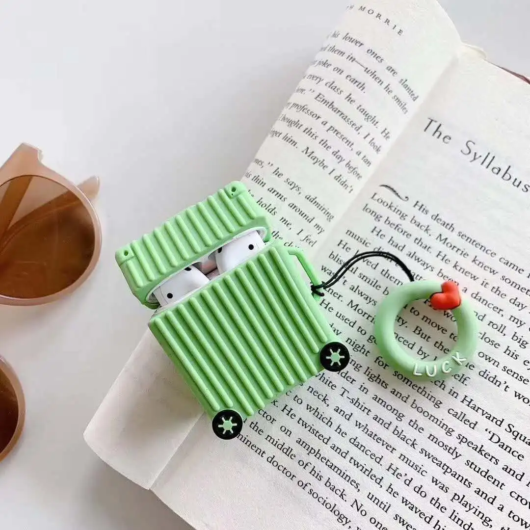 5 Мультяшный чехол для наушников s для Apple Airpods милый чехол для AirPods Air Pods 2 забавные аксессуары защитный чехол с кольцом на палец - Цвет: 5