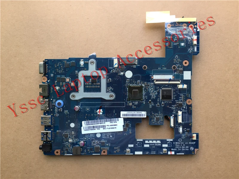 Новый VIWGQGS LA-9642P материнская плата для ноутбука Lenovo G510 (для intel I3 I5 I7 CPU) Гарантия: 90