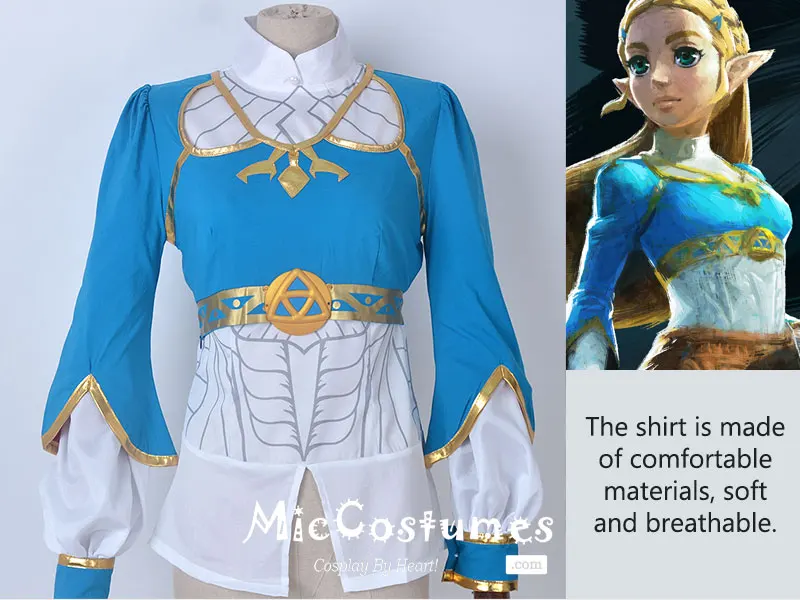 Zelda botw; Косплей; легенда о Зельде; дыхание диких принцесс; Zelda; костюм для косплея
