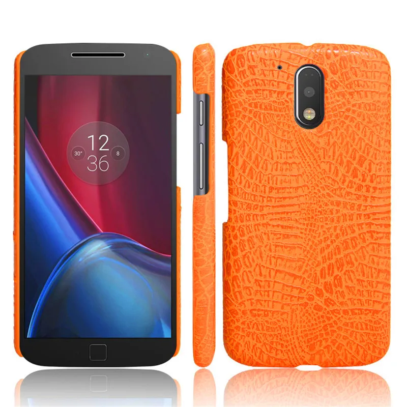 Чехол для Moto G4 T1622 XT1625 качественная задняя крышка из крокодиловой кожи Жесткий