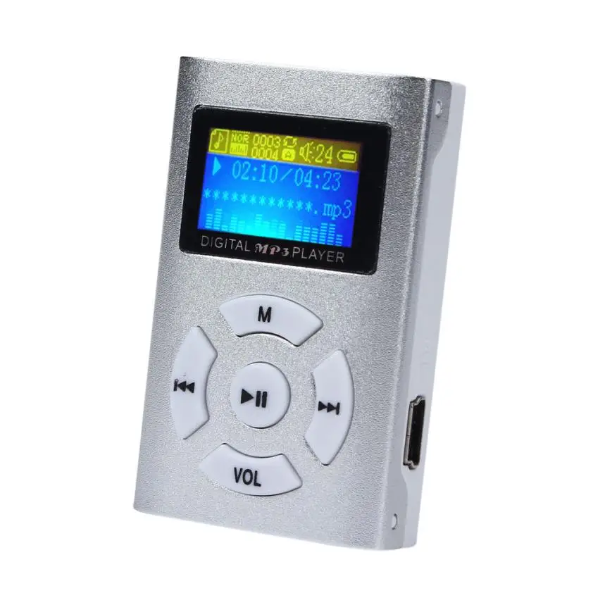 USB мини MP3 плеер с ЖК экраном поддержка карт Micro SD TF 32 ГБ Лучшая цена|mp3 player lcd screen|mini