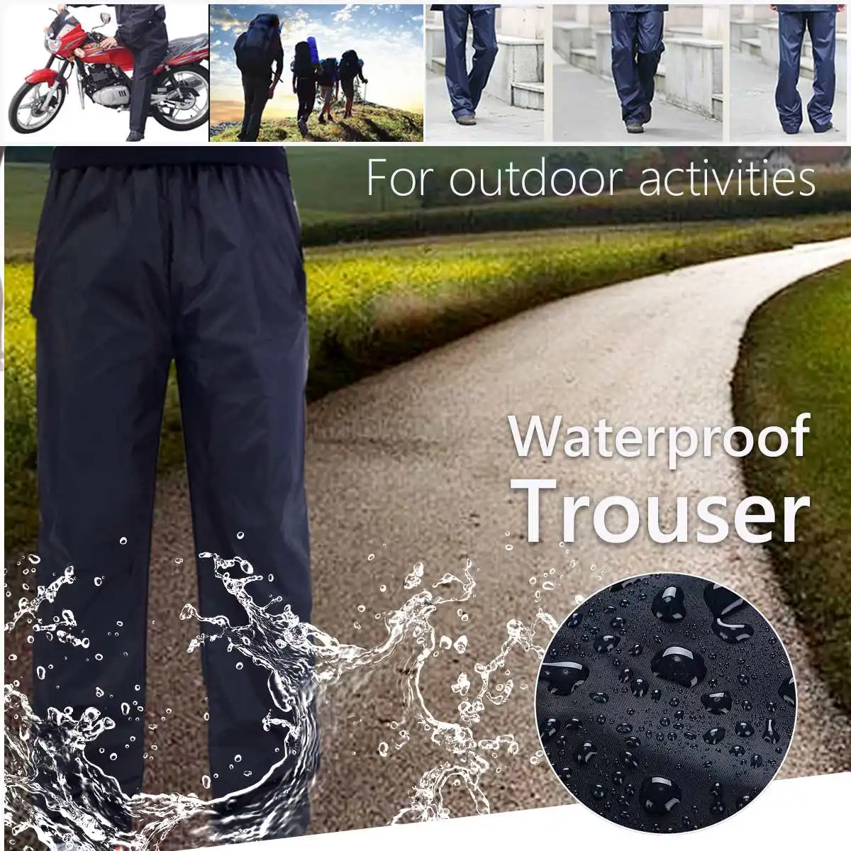 Для мужчин Для женщин езды на велосипеде на открытом воздухе Альпинизм непромокаемые штаны Водонепроницаемый ветрозащитные Брюки темно велосипедные штаны ветрозащитные штаны для велоспорта