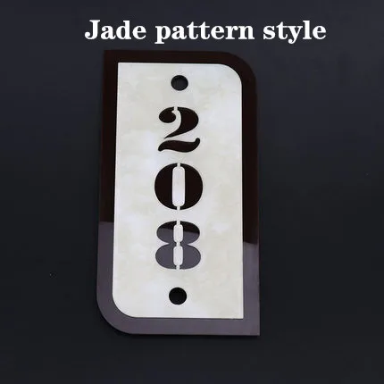 3 номера Домашний номер в стиле ретро акриловый дверной индивидуальная дверная