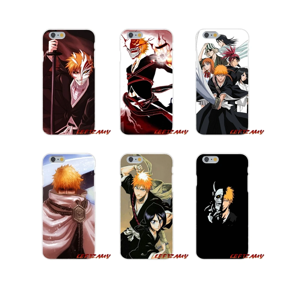 Для iPhone X XR XS MAX 4 4S 5 5S 5C SE 6 6S 7 8 Plus ipod touch Аксессуары чехлы для телефонов Аниме Bleach