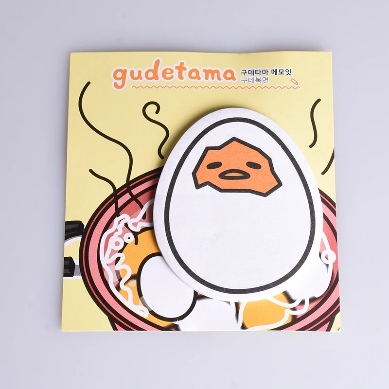 2 шт. заметки Kawaii яйцо брат Gudetama ленивый Блокнот офис школьные принадлежности