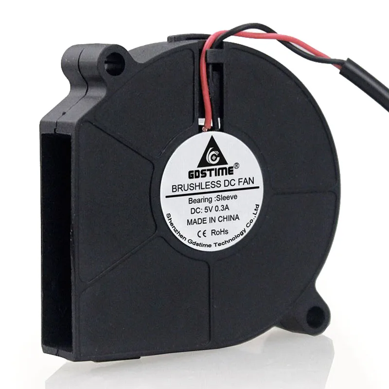 2 шт./лот Gdstime 60 мм x 15 6015 DC 5 В USB кулер Турбокомпрессор центробежный вентилятор