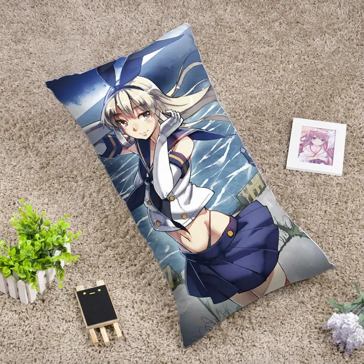

Hobby Express Rectangle Pillow Cover Kantai Collection Shimakaze Anime Dakimakura RPC61