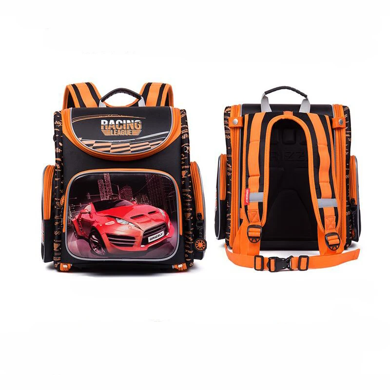 Школьные ранцы для мальчиков ортопедический Детский водонепроницаемый