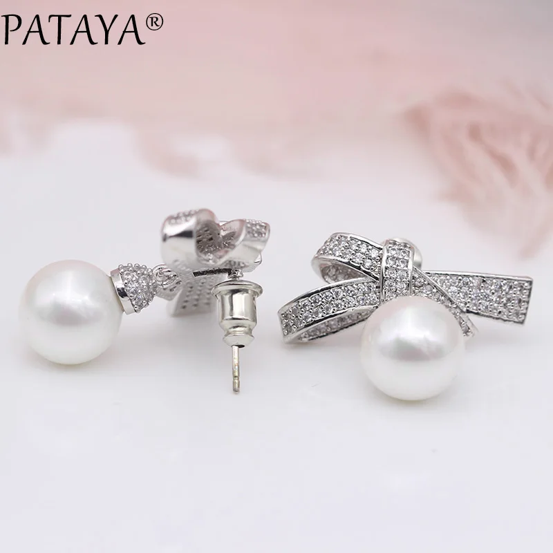 PATAYA новинка уникальные длинные серьги с иголками женские свадебные модные