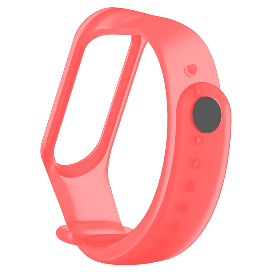 Прозрачный силиконовый ремешок для оригинального смарт-браслета Xiaomi Mi Band 3