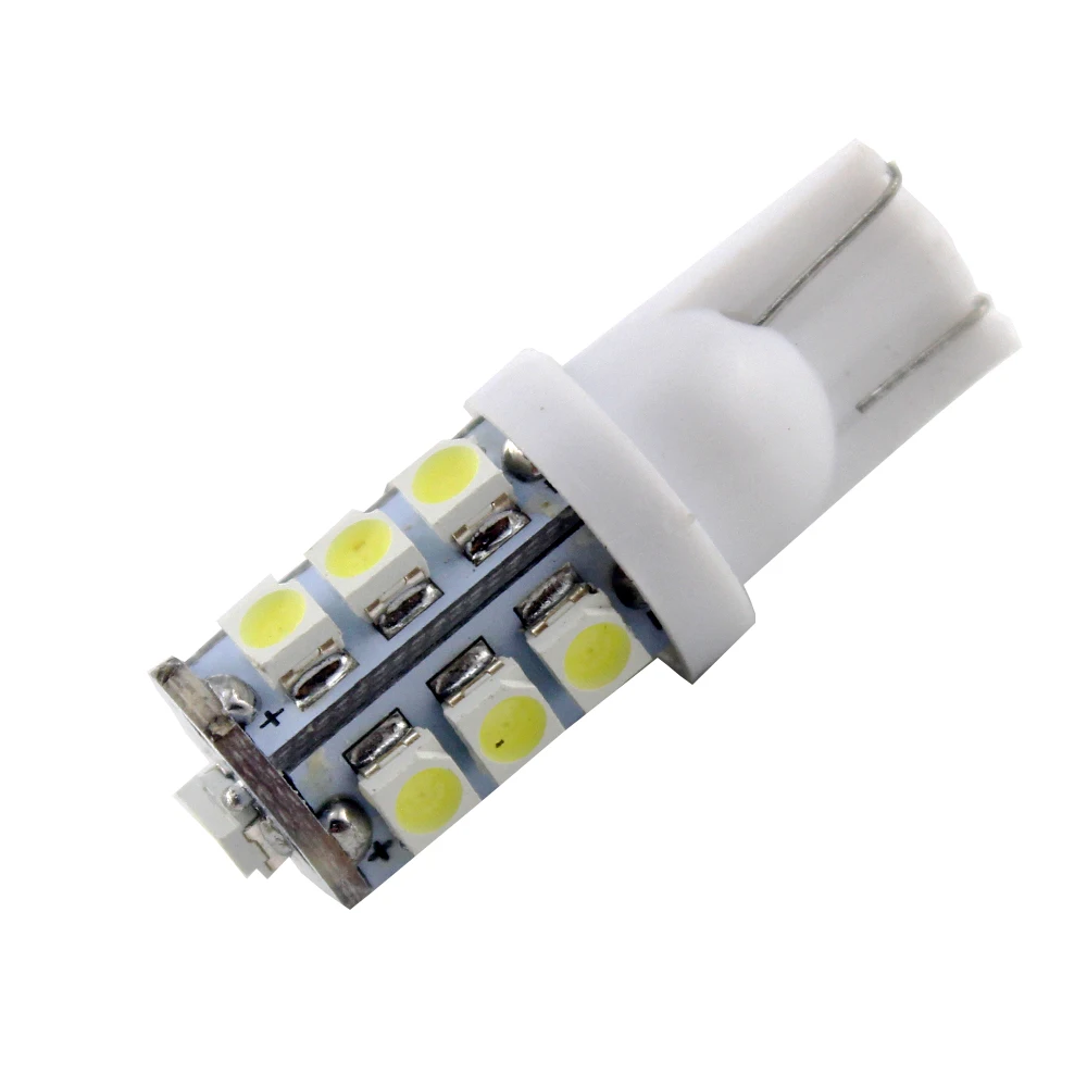 10/100/500 шт 24В T10 1210 13 SMD LED 80 лм лампы W5W 194 инструмент для чтения огни зазор