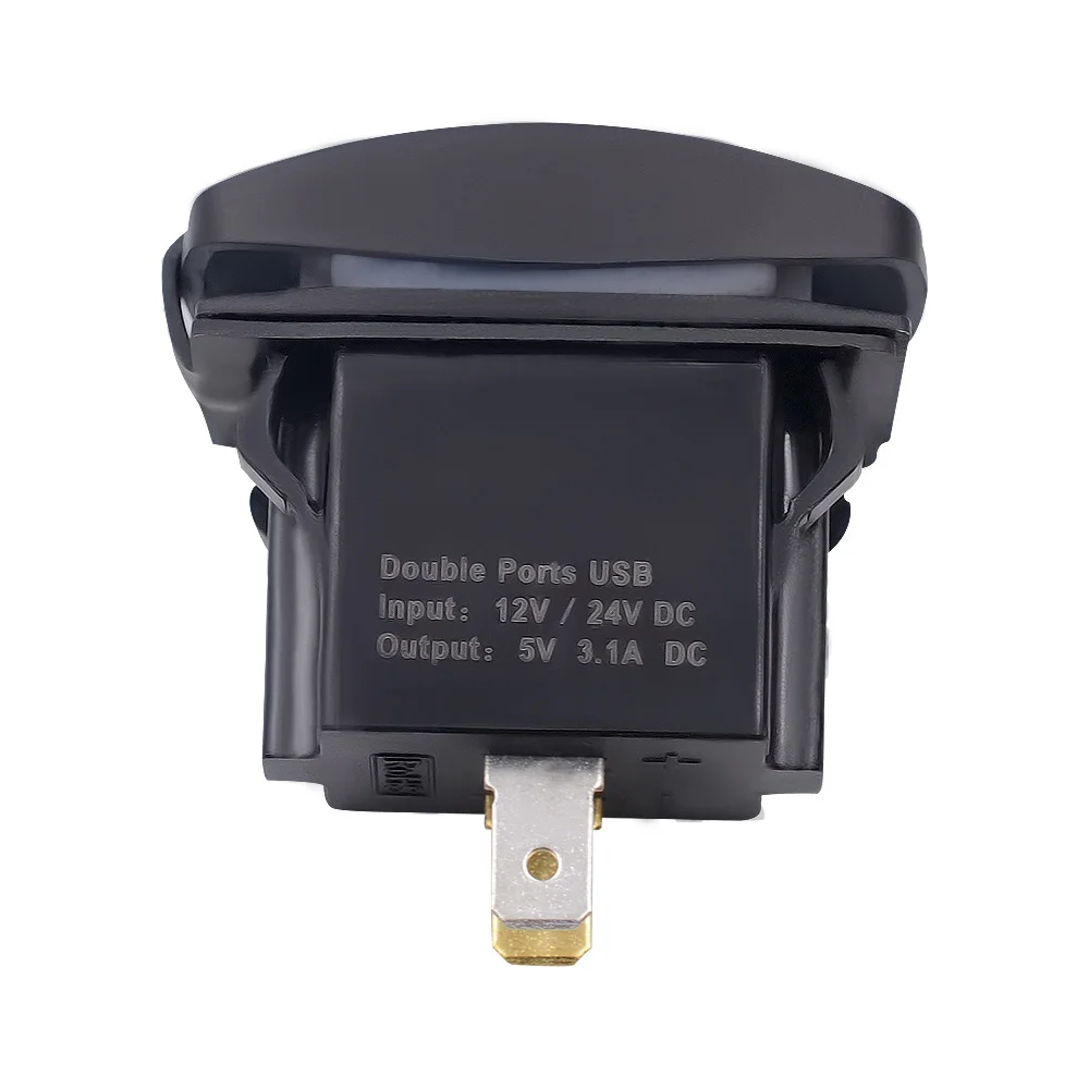 AOSHIKE автомобильное зарядное устройство с двойным USB интерфейсом 5 в 2 1 А