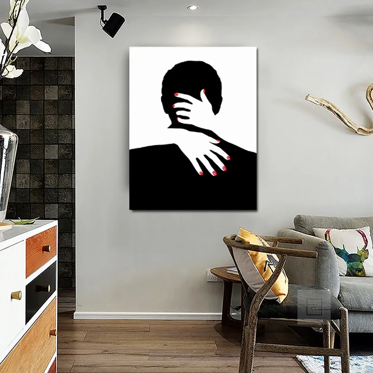 Современные wall art абстрактный donglang охватывает друг друга в некадровая гостиная