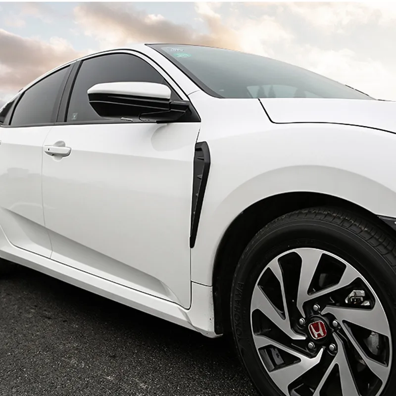 MYBESTLEN Подходит для Honda civic 2016 2017 крыло боковое украшение из углеродного волокна
