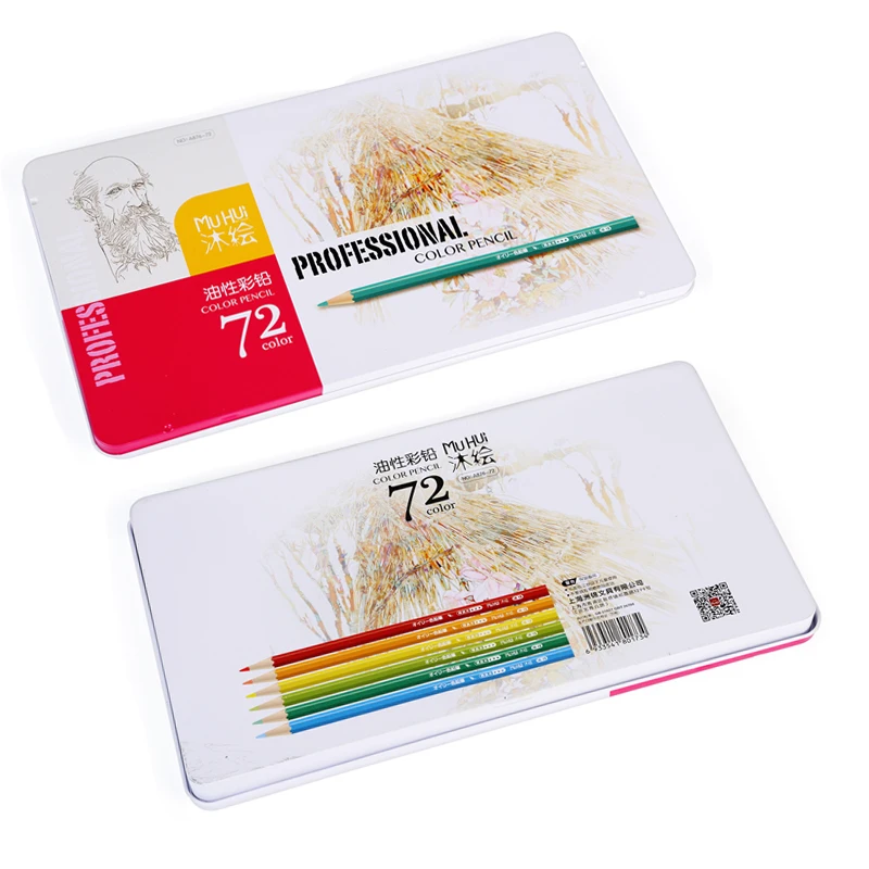 MU HUI профессиональная живопись усовершенствованная 72 цвета масляная и