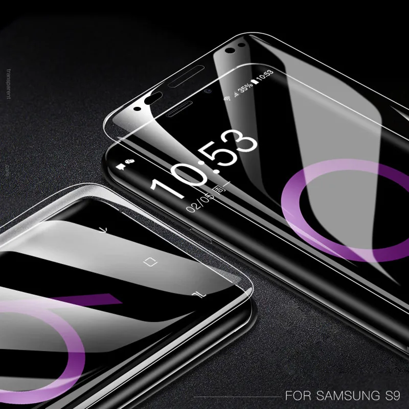 Мягкая защитная пленка на весь экран для Samsung Galaxy S9 S8 Plus S6 S7 S 6 7 Edge не закаленное