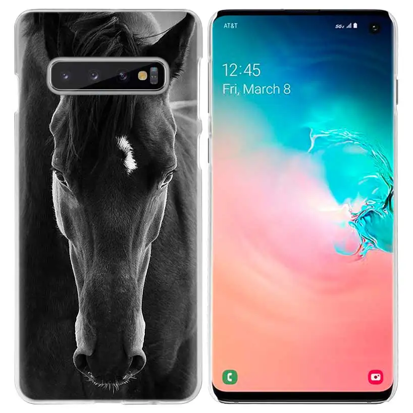 03 Horse чехол в виде животного для samsung Galaxy S10 5G S10e S9 S8 M30 M20 M10 J4 J6 плюс J8 Note 8 9 чистой твёрдой ПВХ чехол для телефона Fundas - Цвет: 03