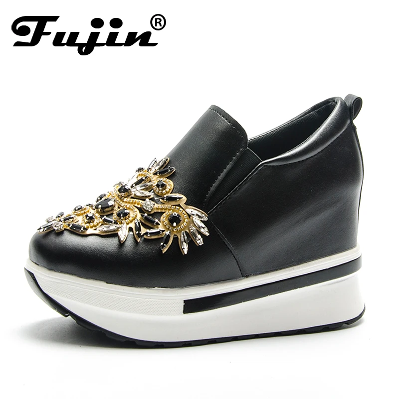 Fujin/Брендовая женская обувь на высоком каблуке Сезон весна лето осень Модная