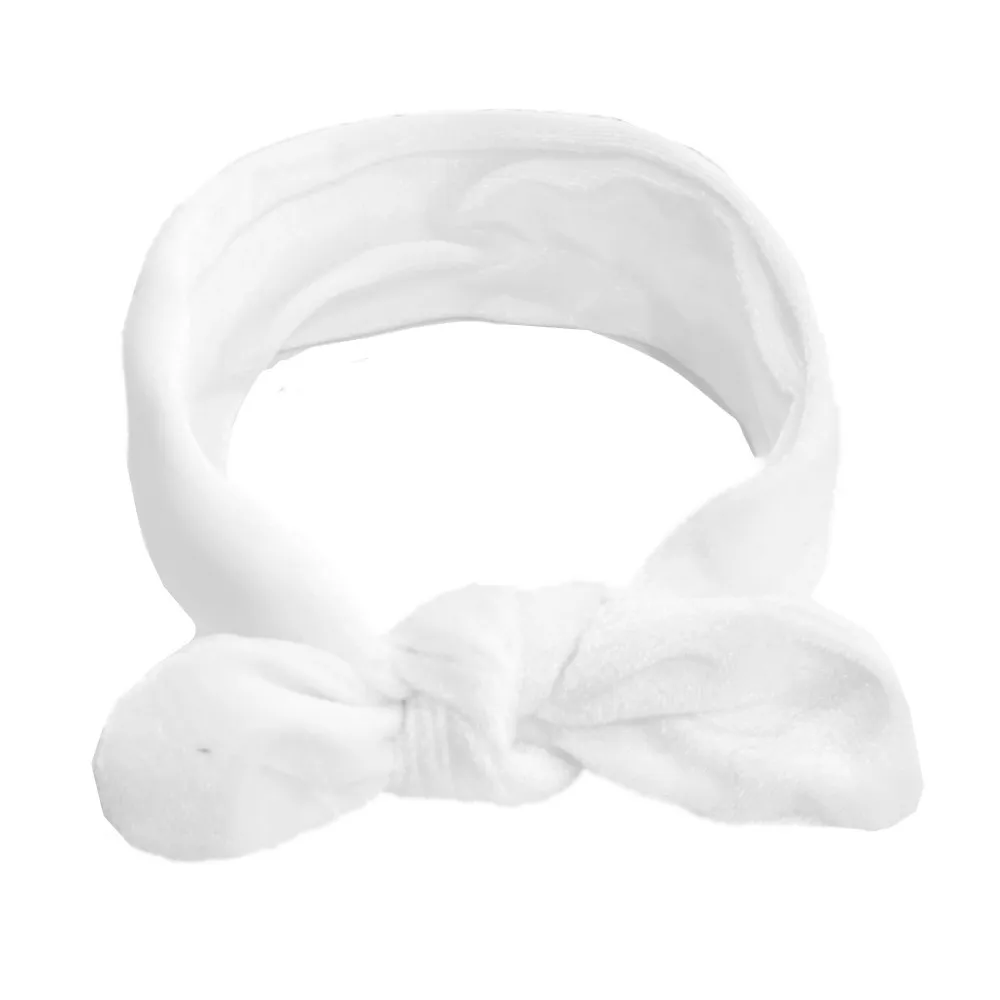 Baby Girls Top velvet Knot Headband Children Rabbit Ear Turban Headwrap Elastic Dots Printing Hair Bands Accessories | Детская одежда и