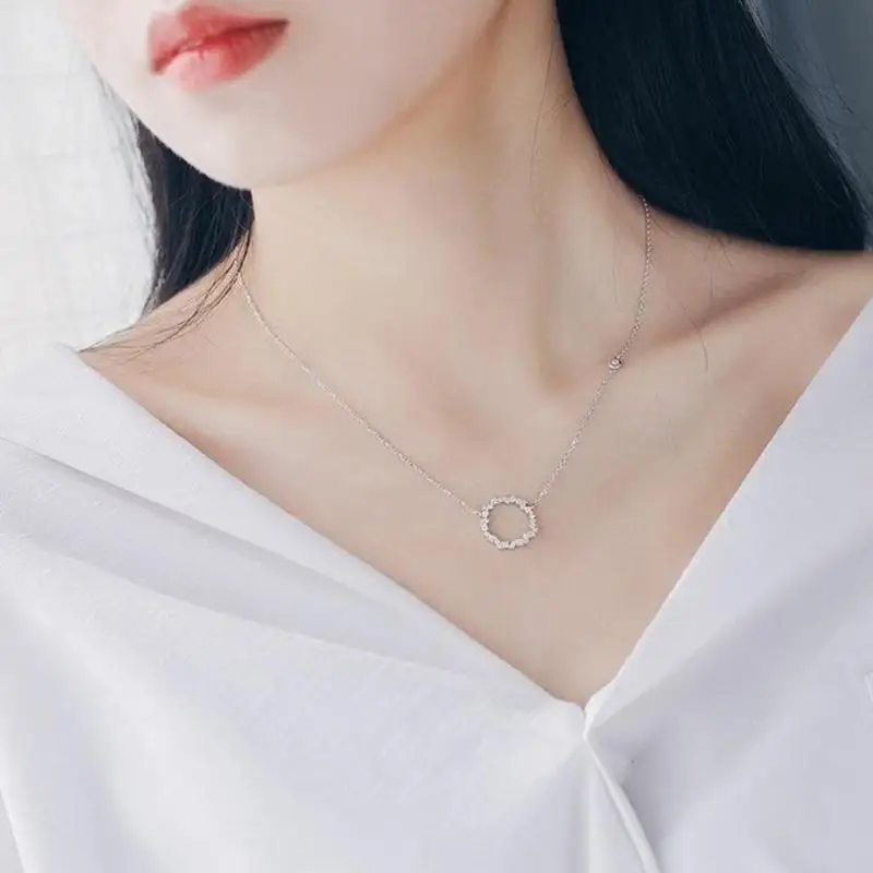 Женское ожерелье с подвеской из горного хрусталя | Украшения и аксессуары