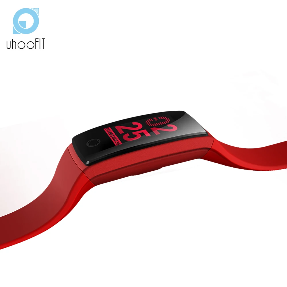 UHOOFIT Фитнес трекер Браслет V10 Цвет Экран Smart Band Спорт браслет крови Давление