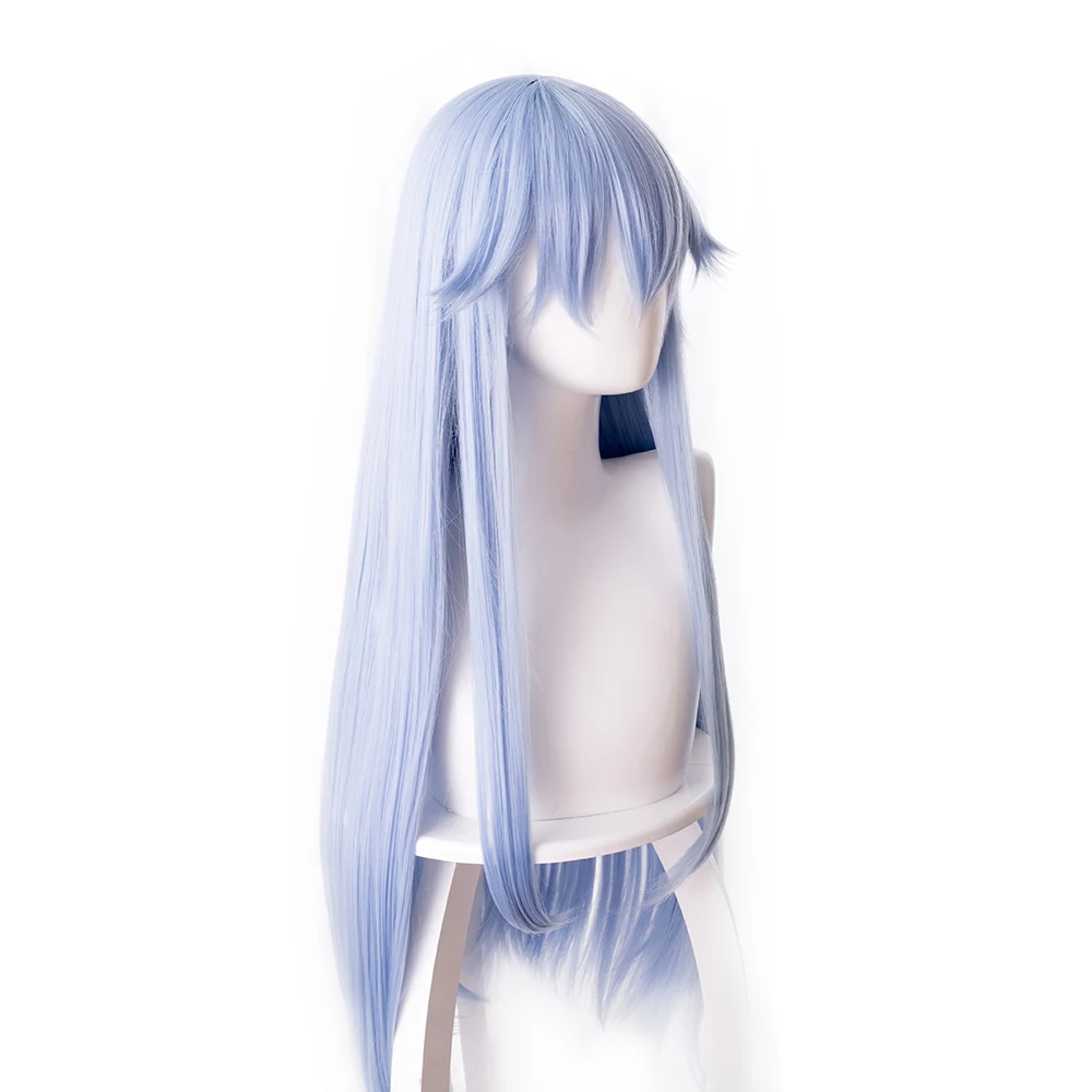 

Anime Toaru Majutsu Index-Librorum-Prohibitorum Cosplay wig Kamijou Touma 80cm Blue Long Wig Halloween Cosplay Pro + Wig Cap