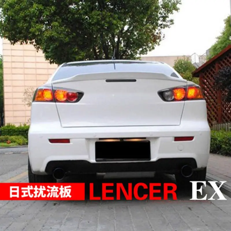 

АБС-пластик, неокрашенный, цвет спойлер на задний багажник, крыло, для Mitsubishi Lancer EX Evo 2008, 2009, 2010, 2011, 2012, 2013, 2014
