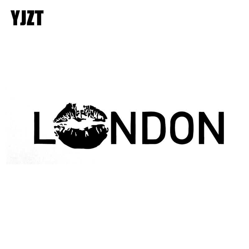 YJZT 13 см * 3 2 яркая наклейка с надписью I Love London KIssing английская Европа