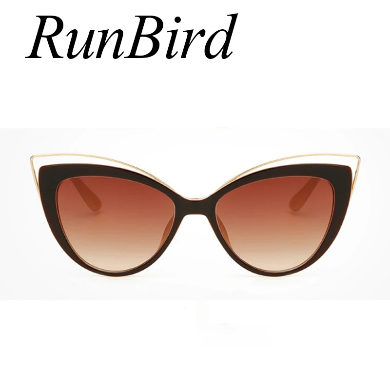 Солнцезащитные очки кошачий глаз женские модные классические брендовые
