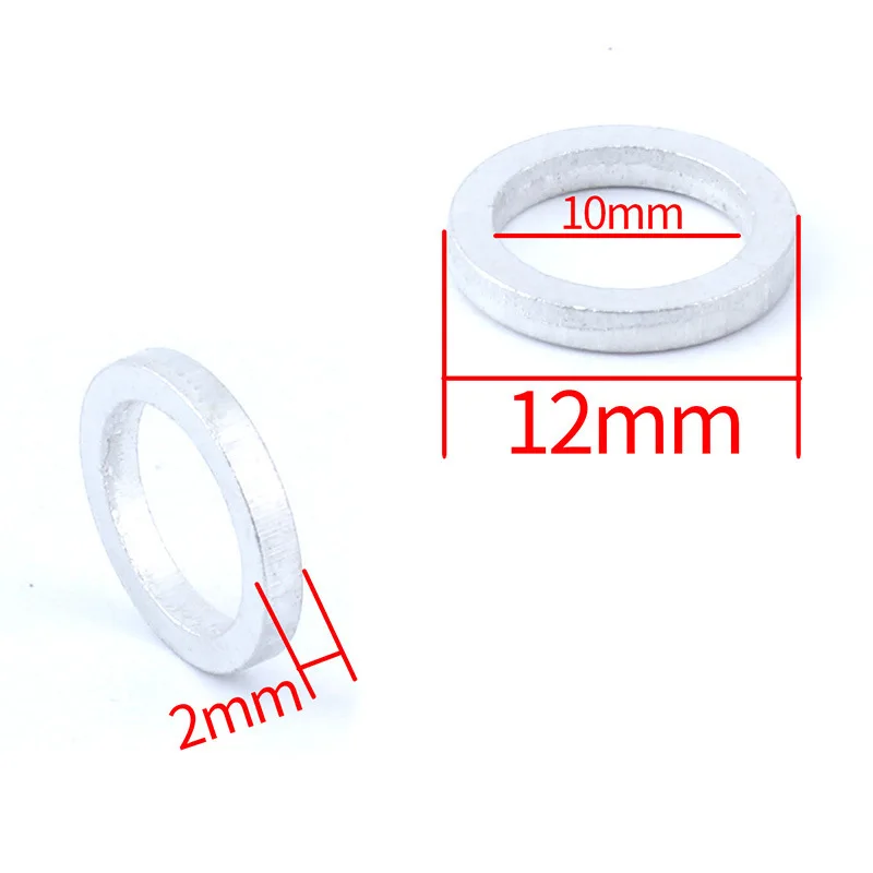 10PCS2mm MTB велосипедная цепь колеса пластина винтовая прокладка велосипедный велосипед гвоздь стоматологическая пластина винт болт шайба фиксированная Шестерня Аксессуары для велосипеда