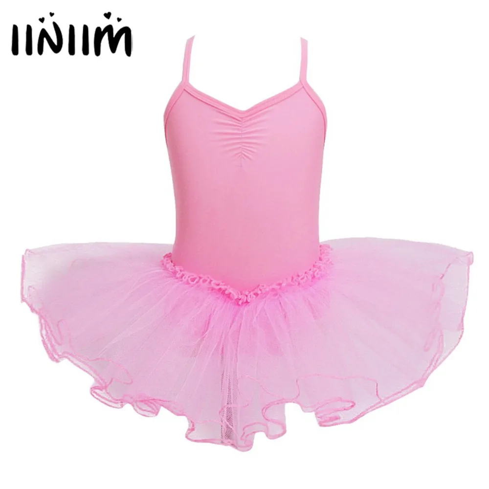 

iiniim Teen Girls Costumes Fancy Princess Tutu Ballet Gymnastics Leotard Dance Wear Kids Ballet Class Ballerina Dancing Dress