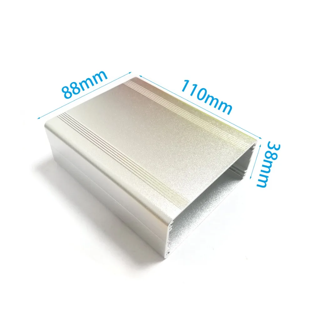 Алюминиевый корпус Корпус для электрического проекта PCB shell box 88 (3 46 &quot) X38 (1 49&quot)