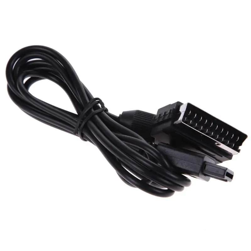 1.8M A/V TV Video Scart RGB Cable Gaming 21 pin euro scart plug cord wire for Nintendo SNES Gamecube and N64 Console images - 6