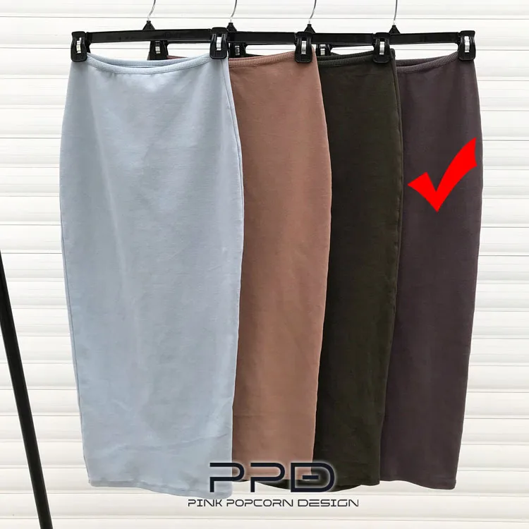 Color-4 Высокое качество сексуальные женские ягодицы узкие юбки модные бедра талия стрейч длинная юбка - Цвет: Color-4